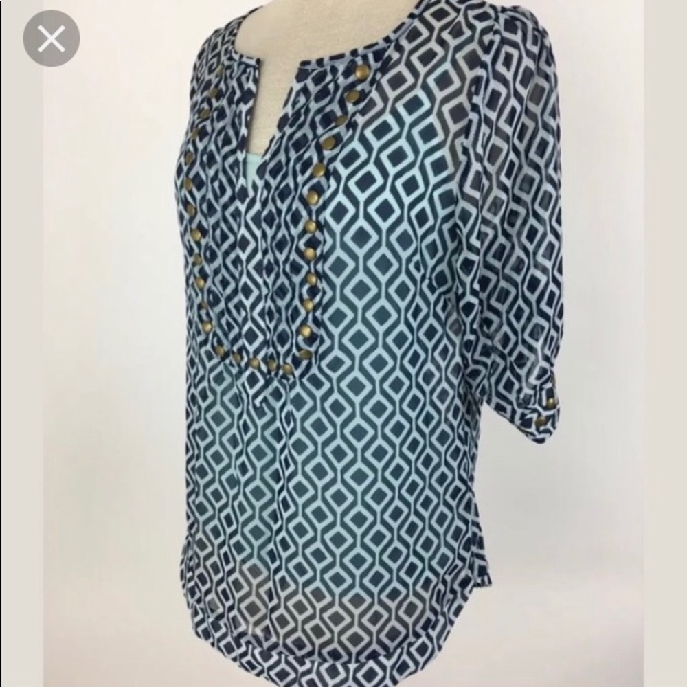 41 Hawthorn, Blue Moni Studded, Size S